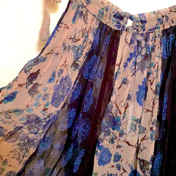 Free People Bohemian Mini Dress with Tassel Straps - Picture 3 of 10